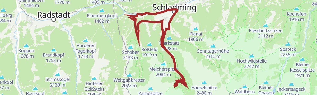 Route map: Bike & Hike Eschach - Duisitzkarsee